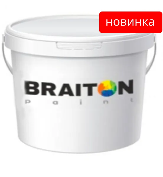 Краска для балок (опалубки) ЖЁЛТАЯ Braiton Paint акриловая ВД